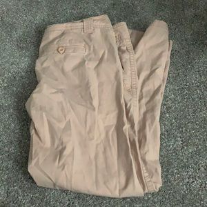 NY & Co pink cotton cropped pants